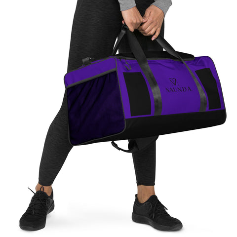 Naunda Complete Violet Duffle Bag - Kima Kreates