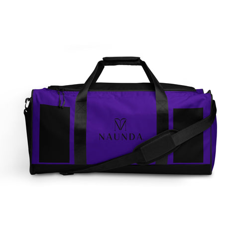 Naunda Complete Violet Duffle Bag - Kima Kreates