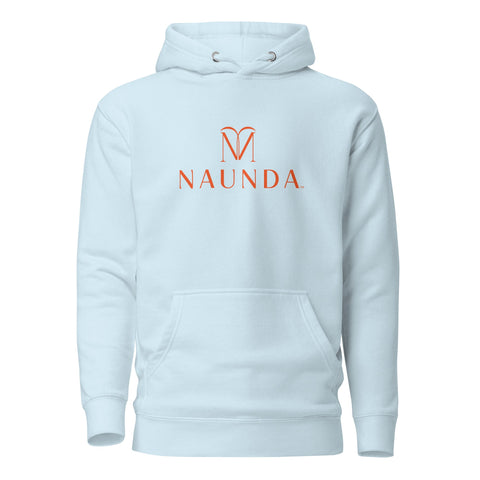 Naunda Complete with Orange Logo Premium Unisex Hoodie - Kima Kreates