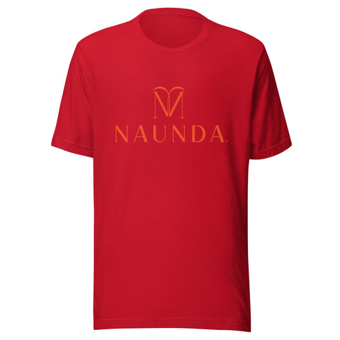 Naunda Complete with Orange Logo Unisex T-Shirt - Kima Kreates