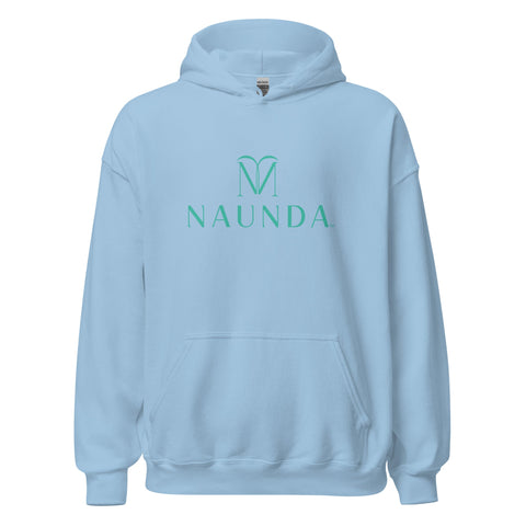 Naunda Complete with Turquoise Logo Unisex Hoodie - Kima Kreates