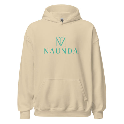 Naunda Complete with Turquoise Logo Unisex Hoodie - Kima Kreates