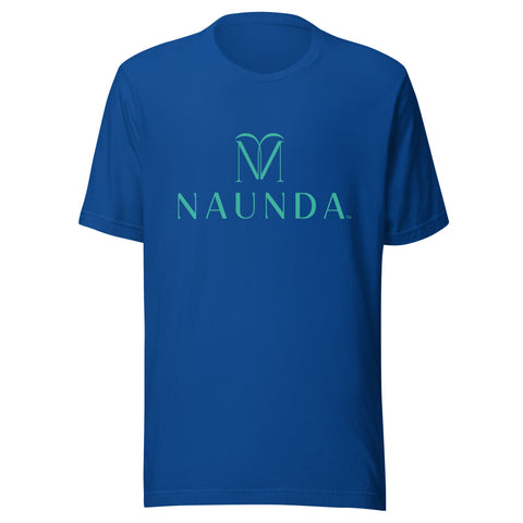 Naunda Complete with Turquoise Logo Unisex T-Shirt - Kima Kreates