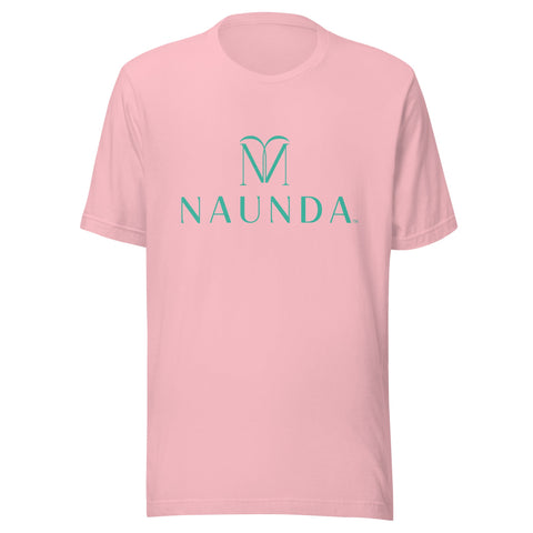 Naunda Complete with Turquoise Logo Unisex T-Shirt - Kima Kreates