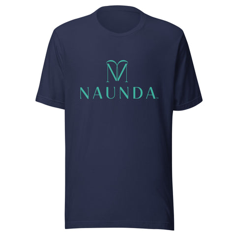 Naunda Complete with Turquoise Logo Unisex T-Shirt - Kima Kreates