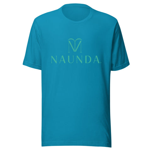 Naunda Complete with Turquoise Logo Unisex T-Shirt - Kima Kreates
