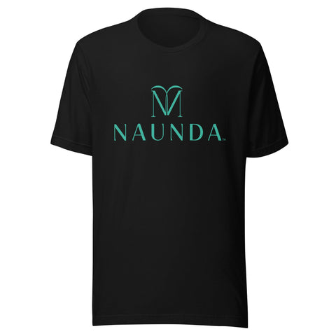 Naunda Complete with Turquoise Logo Unisex T-Shirt - Kima Kreates