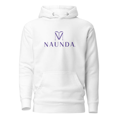 Naunda Complete with Violet Logo Premium Unisex Hoodie - Kima Kreates