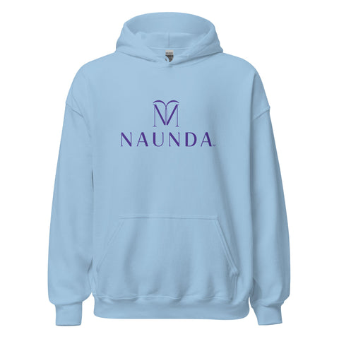 Naunda Complete with Violet Logo Unisex Hoodie - Kima Kreates