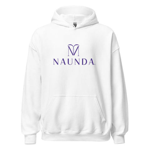 Naunda Complete with Violet Logo Unisex Hoodie - Kima Kreates