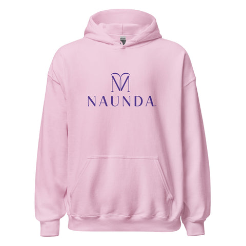 Naunda Complete with Violet Logo Unisex Hoodie - Kima Kreates