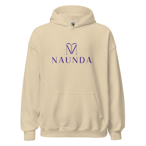 Naunda Complete with Violet Logo Unisex Hoodie - Kima Kreates