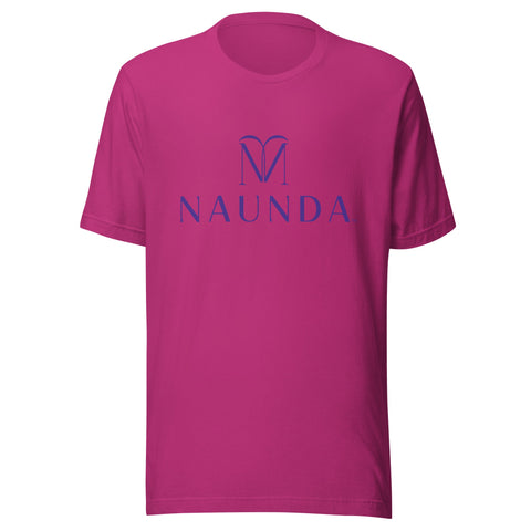 Naunda Complete with Violet Logo Unisex T-Shirt - Kima Kreates