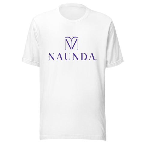 Naunda Complete with Violet Logo Unisex T-Shirt - Kima Kreates