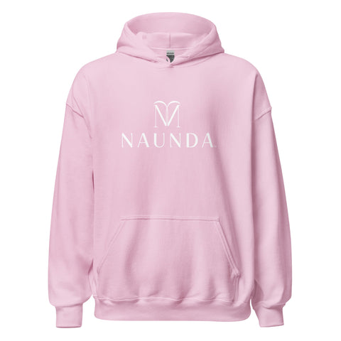 Naunda Complete with White Logo Unisex Hoodie - Kima Kreates