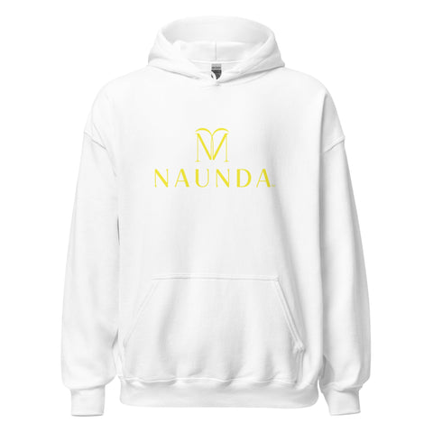 Naunda Complete with Yellow Logo Unisex Hoodie - Kima Kreates