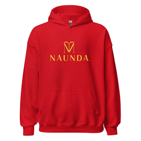 Naunda Complete with Yellow Logo Unisex Hoodie - Kima Kreates