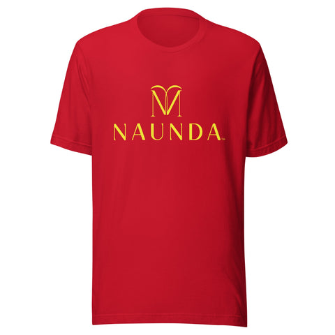 Naunda Complete with Yellow Logo Unisex T-Shirt - Kima Kreates