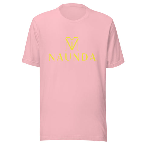 Naunda Complete with Yellow Logo Unisex T-Shirt - Kima Kreates