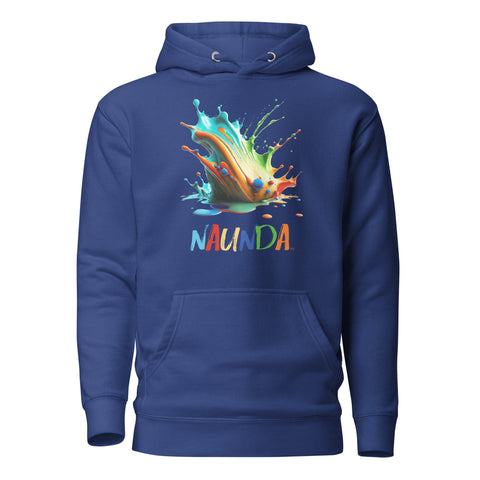 Naunda Splash Premium Unisex Hoodie - Kima Kreates