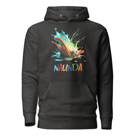 Naunda Splash Premium Unisex Hoodie - Kima Kreates