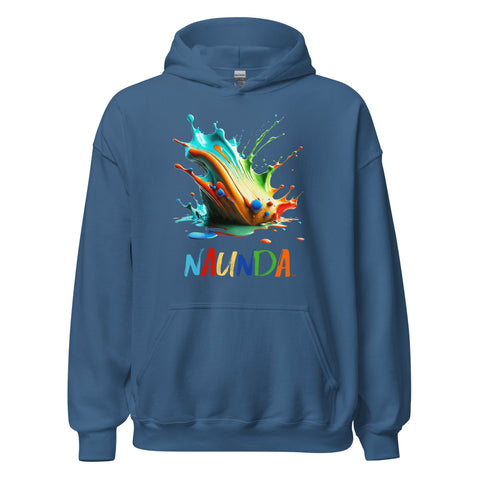 Naunda Splash Unisex Hoodie - Kima Kreates