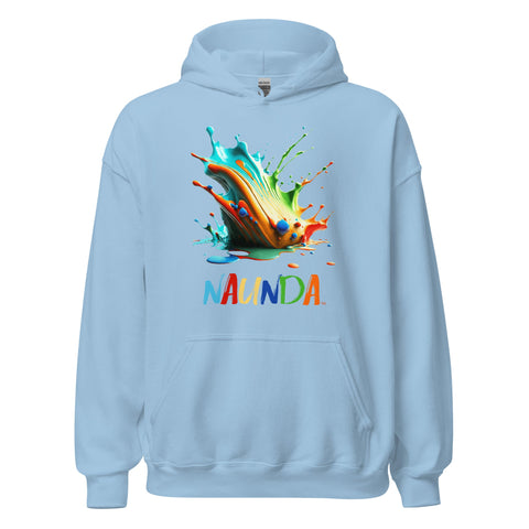 Naunda Splash Unisex Hoodie - Kima Kreates