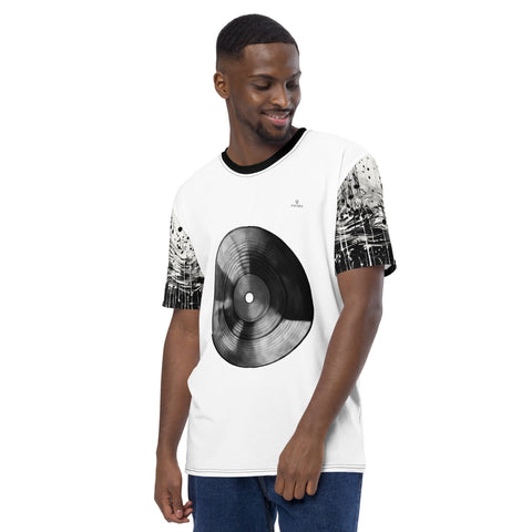 Naunda Vinyl Designer Men's T-Shirt - Kima Kreates