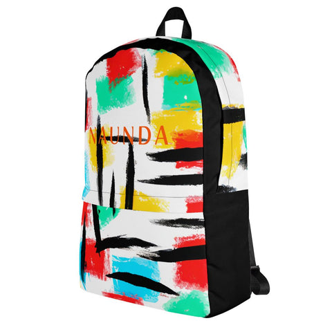 Naunda Word Abstract Backpack - Kima Kreates