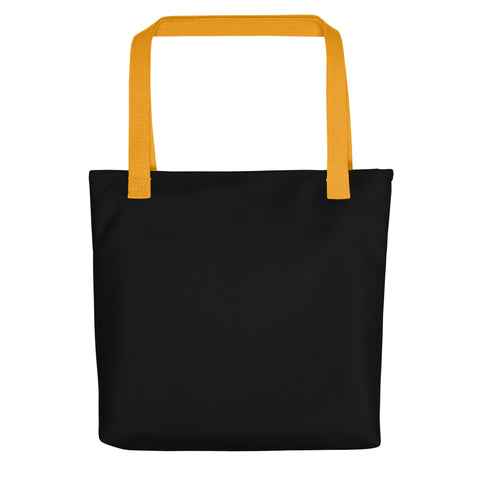 Naunda Word Black Tote Bag - Kima Kreates