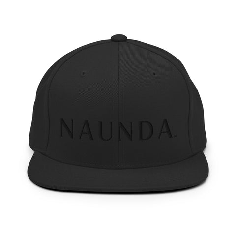 Naunda Word Classic Snapback Hat (Black) - Kima Kreates
