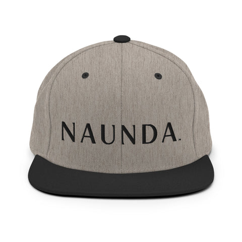 Naunda Word Classic Snapback Hat (Black) - Kima Kreates