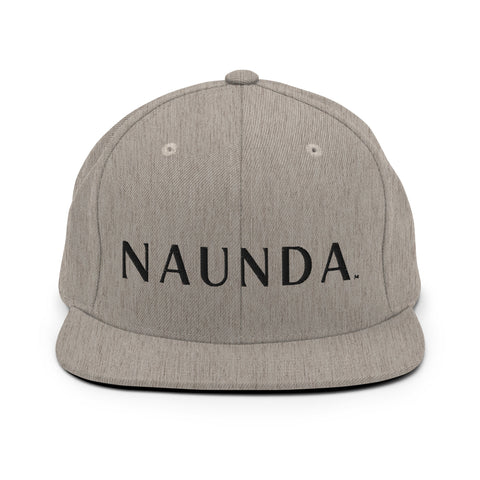 Naunda Word Classic Snapback Hat (Black) - Kima Kreates