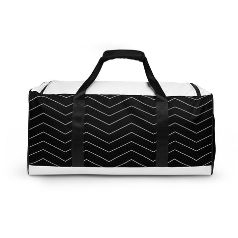 Naunda Word Designer Black Duffle Bag - Kima Kreates
