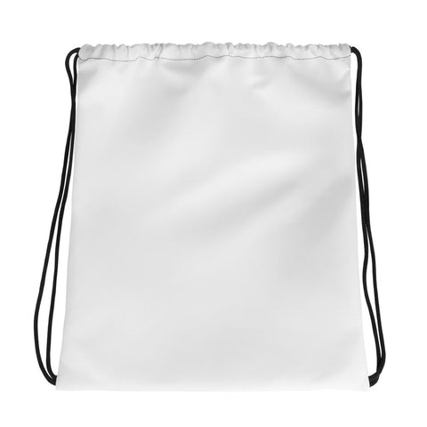 Naunda Word Drawstring Bag (Black) - Kima Kreates