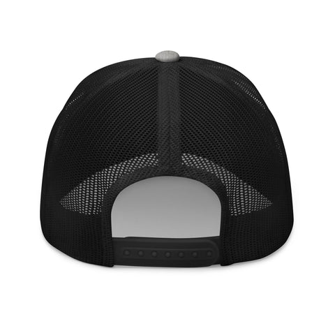 Naunda Word Patch Retro Trucker Cap (Black) - Kima Kreates