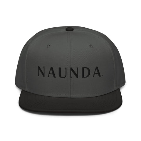 Naunda Word Snapback Hat (Black) - Kima Kreates
