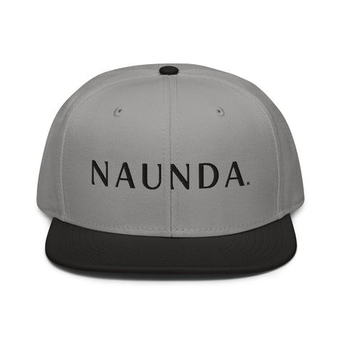 Naunda Word Snapback Hat (Black) - Kima Kreates