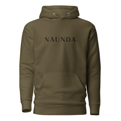 Naunda Word with Black Logo Premium Unisex Hoodie - Kima Kreates