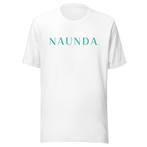 Naunda Word with Turquoise Logo Unisex T-Shirt - Kima Kreates