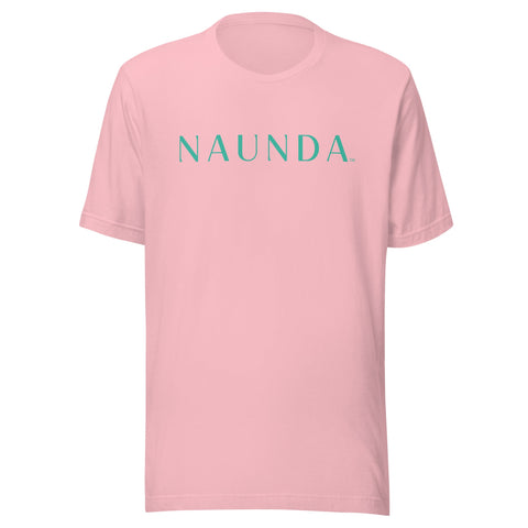 Naunda Word with Turquoise Logo Unisex T-Shirt - Kima Kreates