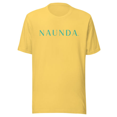 Naunda Word with Turquoise Logo Unisex T-Shirt - Kima Kreates