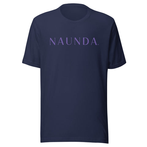 Naunda Word with Violet Logo Unisex T-Shirt - Kima Kreates