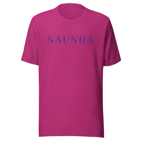 Naunda Word with Violet Logo Unisex T-Shirt - Kima Kreates