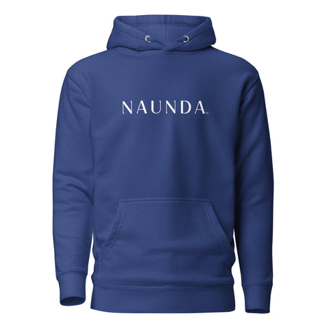 Naunda Word with White Logo Premium Unisex Hoodie - Kima Kreates