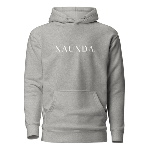 Naunda Word with White Logo Premium Unisex Hoodie - Kima Kreates