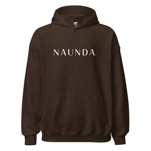 Naunda Word with White Logo Unisex Hoodie - Kima Kreates