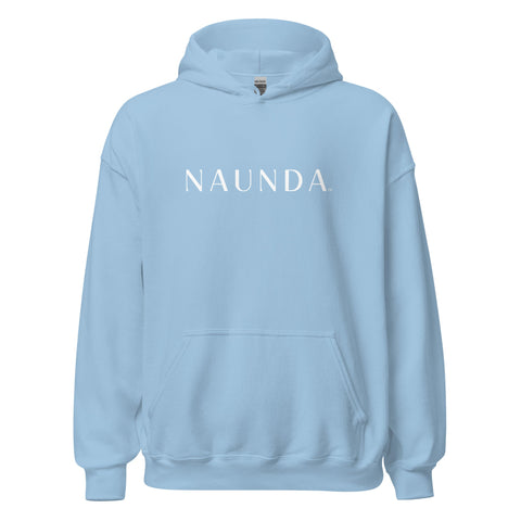 Naunda Word with White Logo Unisex Hoodie - Kima Kreates