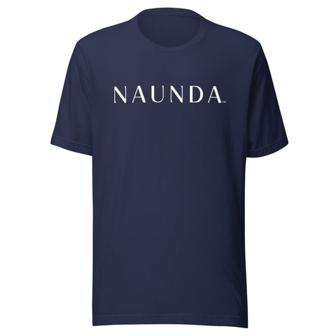 Naunda Word with White Logo Unisex T-Shirt - Kima Kreates