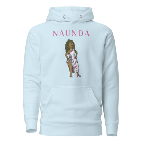 SASSY with Pink Logo Premium Unisex Hoodie - Kima Kreates